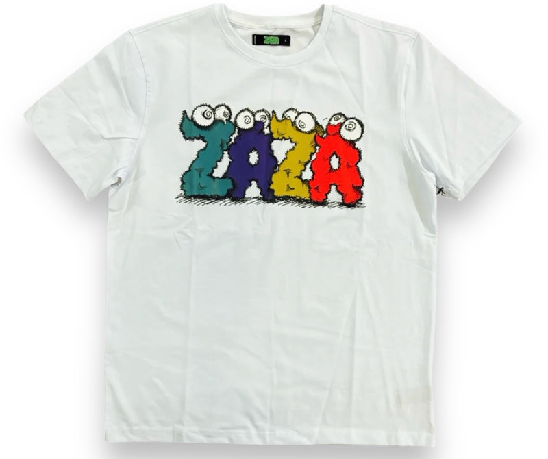 Zaza 'Creatures' T-Shirt (White) ZA1960012 - FRESH N FITTED-2 INC