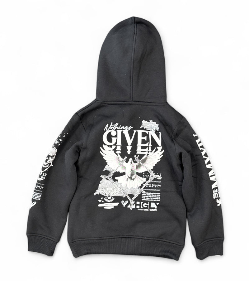 Highly Undrtd Kids 'Given' Hoodie (Black) UF5601K