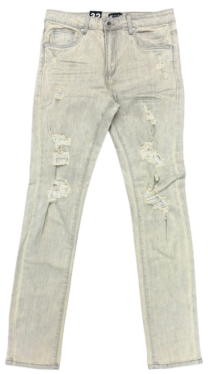 Waimea 'Rip & Repair' Denim (Grey Sand Wash) M5759D