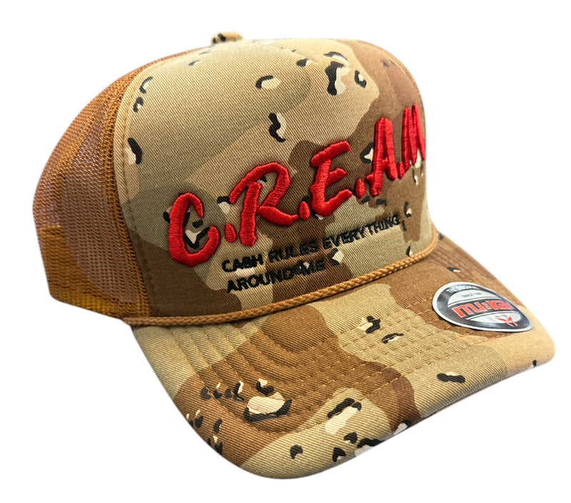 MUKA 'Cream' Trucker Hat (Sand Desert) MUM2245