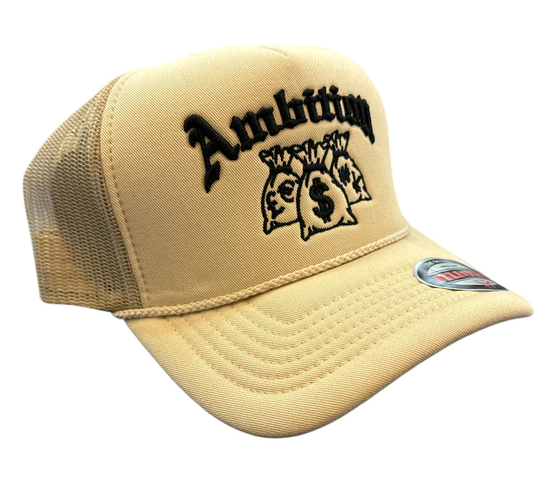 Muka 'Ambition' Trucker Hat (Oatmeal) T5439