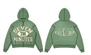 7M ‘ATHLETIC' Boxy Zip-Up Hoodie (Sage Green)