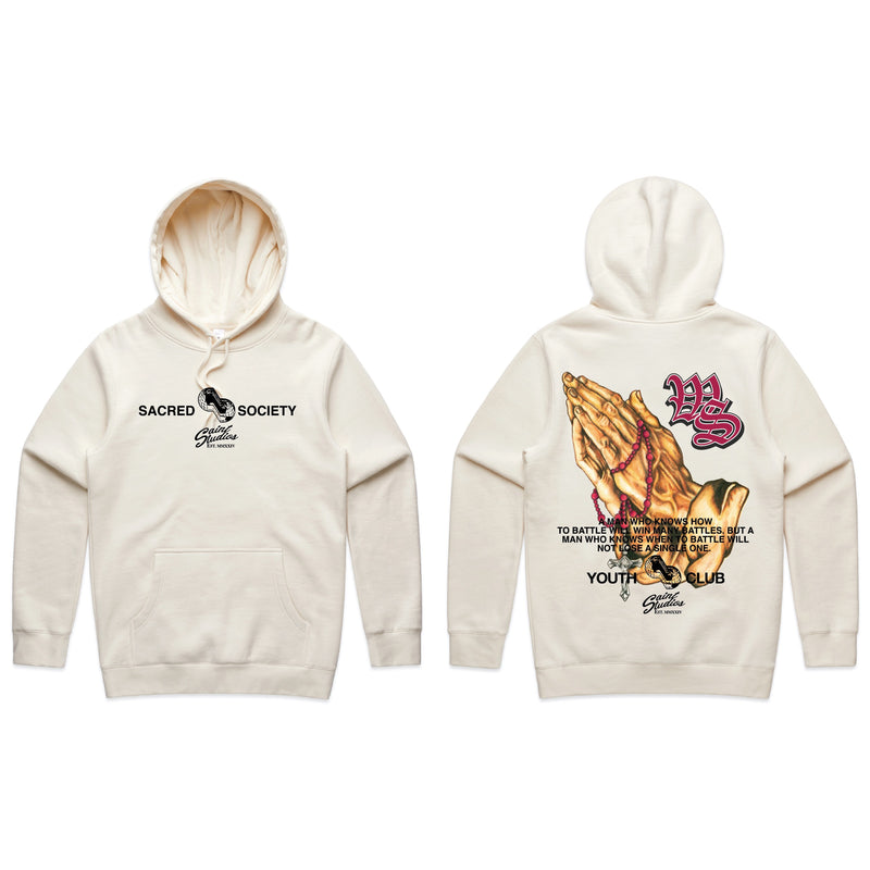 Saint Studio 'Sacred Society' Hoodie (Cream)