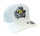 MUKA 'No Money' Trucker Hat (White) T5473 - FRESH N FITTED