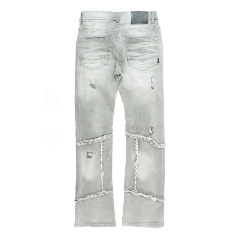 Makobi Kids "Giannos" Stacked Denim (Gray) B1997