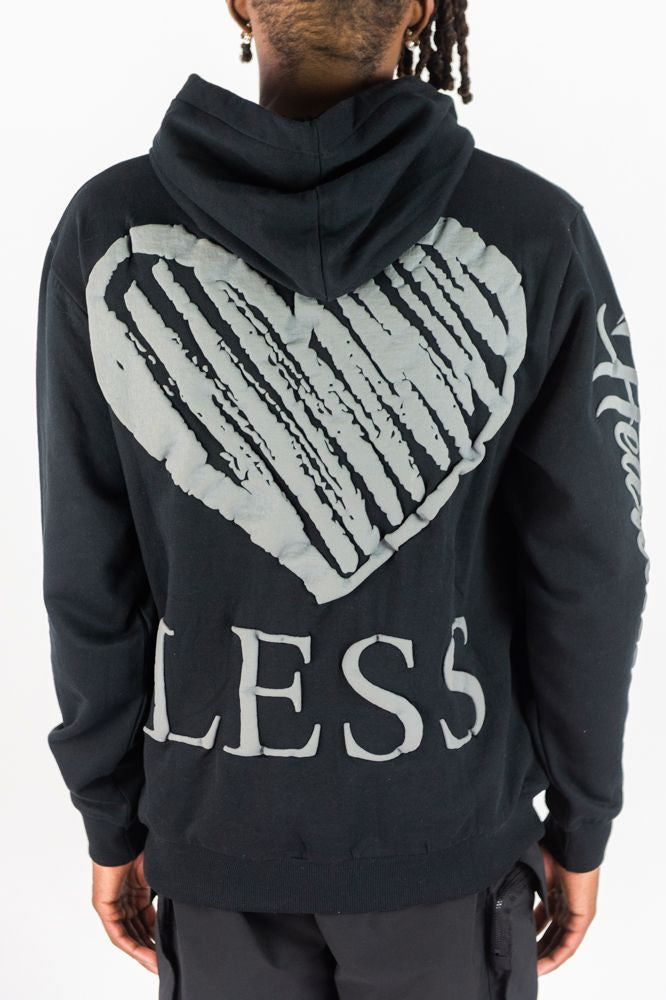 Rebel Minds 'Heartless' Hoodie (Black) 152-321