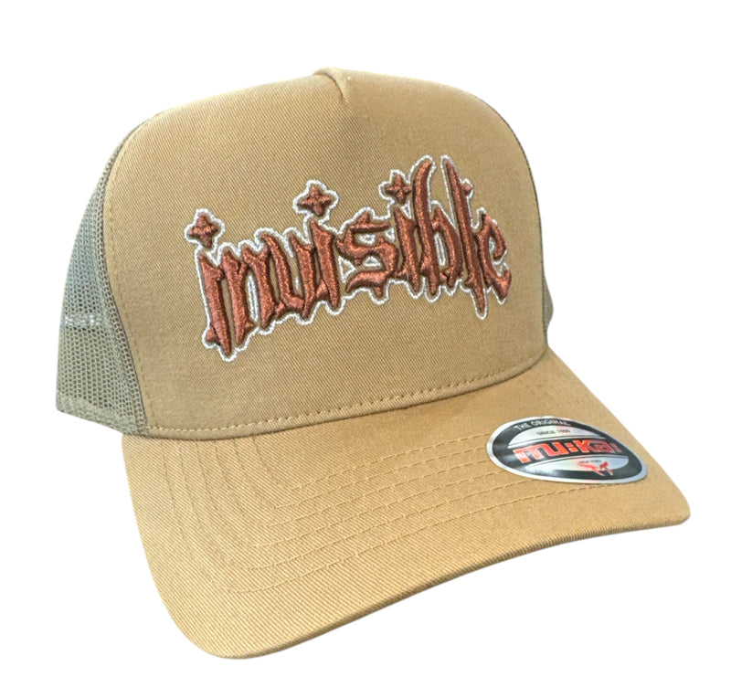 MUKA 'Invisible' Trucker Hat (Khaki) T5476
