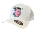 MUKA 'Self Discover' Trucker Hat (White) T54237 - FRESH N FITTED