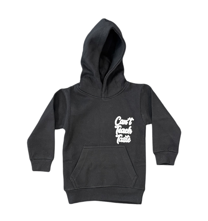 FWRD Kids 'Can't Teach Taste' Fleece Pullover Hoodie (Black) FW-10573K