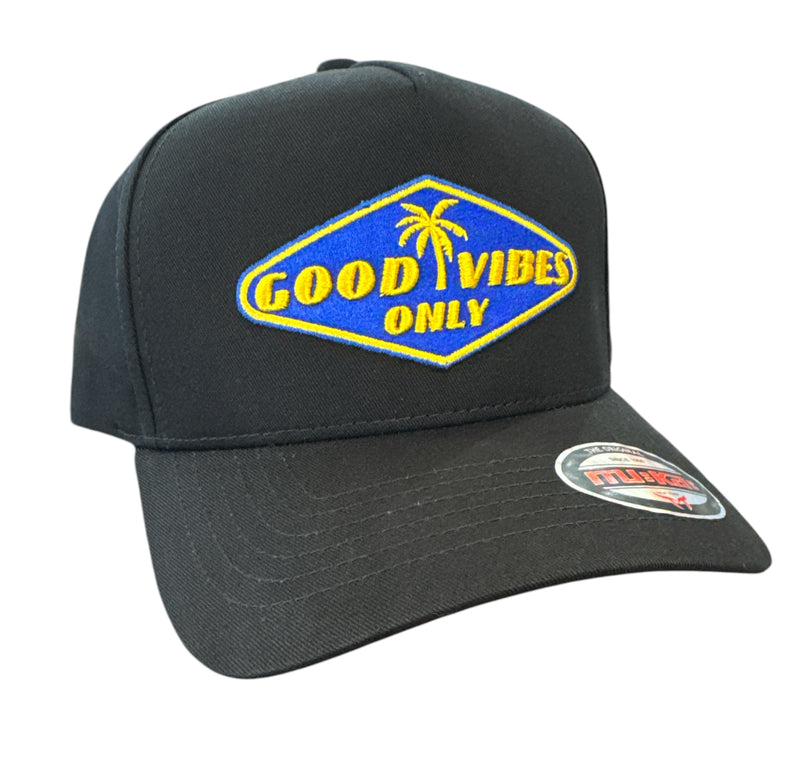 MUKA 'Good Vibes Only' Snapback Hat (Black) S4453