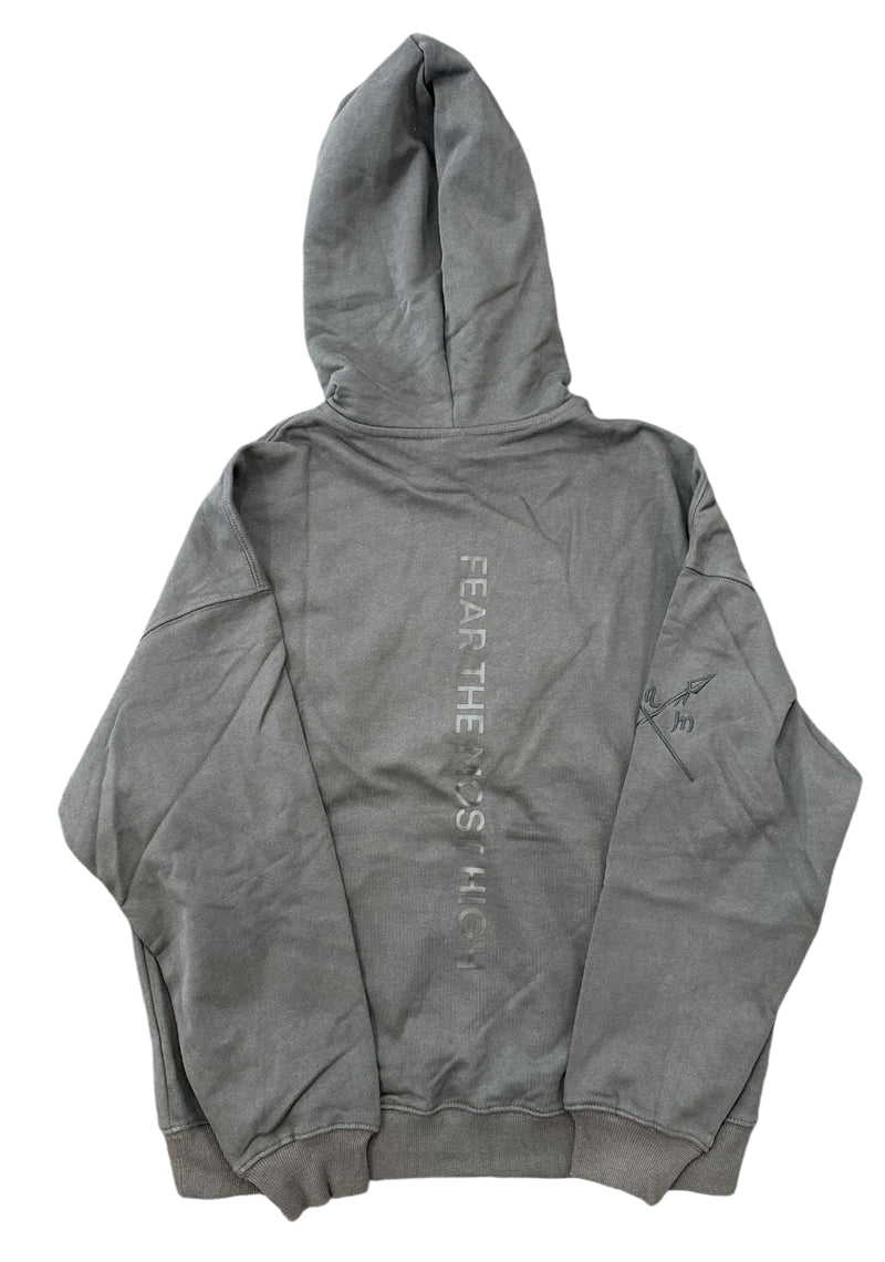 Protector and Maintainer 'Built Tough' French Terry Pullover Hoodie (Charcoal)