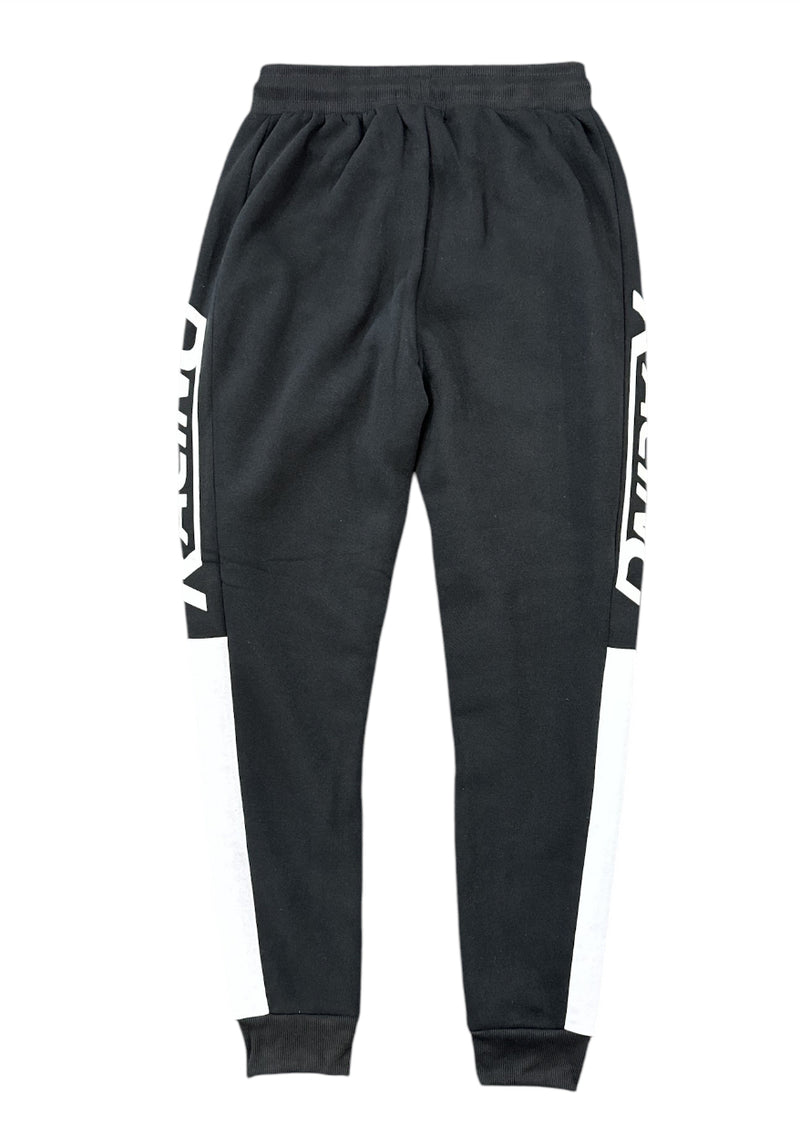 Black Pike 'Black Pike Racing' Cut & Sew Joggers (Black) FB3442