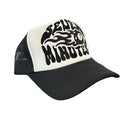 7M 'FUEGO' Trucker Hat (White/Black) - FRESH N FITTED