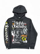 Highly Undrtd ‘Obsessive Culture' Hoodie (Black) UF5609