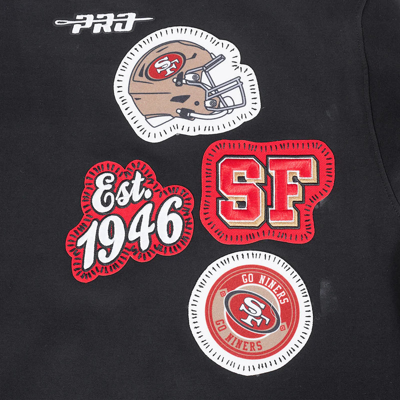 Pro Standard San Francisco 49ers 'DIY Pick Stitch' Hoodie (Black) FS45410580