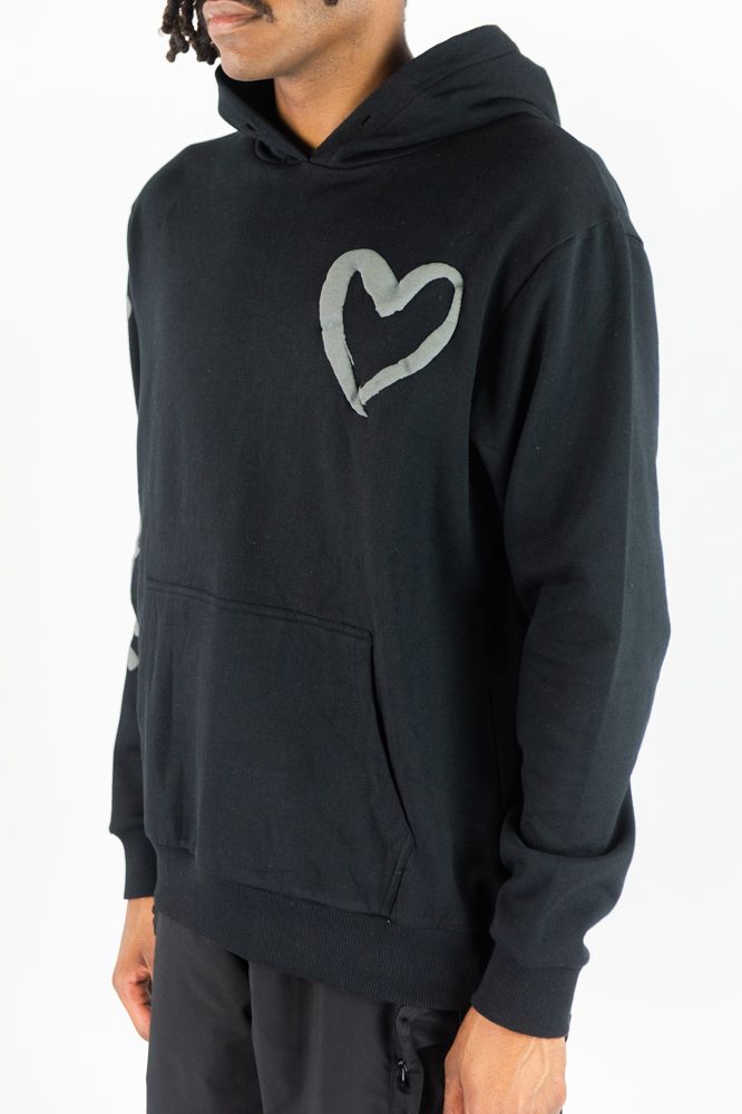 Rebel Minds 'Heartless' Hoodie (Black) 152-321