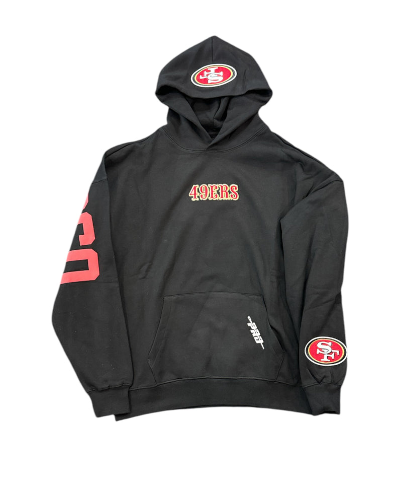 Pro Standard 'San Francisco 49ers Wingspan' Drop Shoulder Hoodie (Black) FS45410468