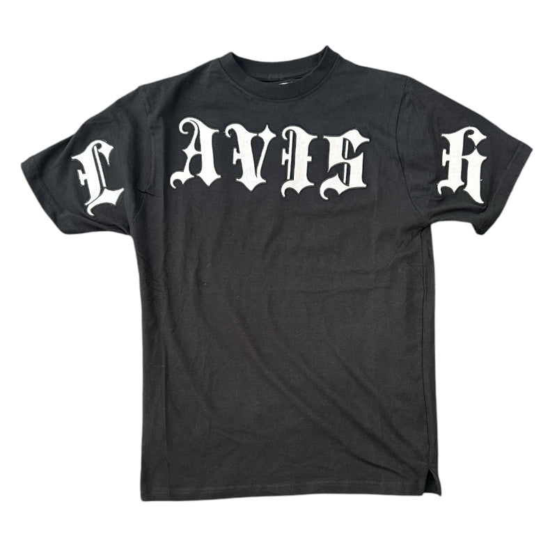 FWRD 'Lavish' Embroidered T-Shirt (Black) FW-180550E