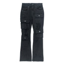 Makobi Kids "Cesare" Stacked Denim (Black) B1968