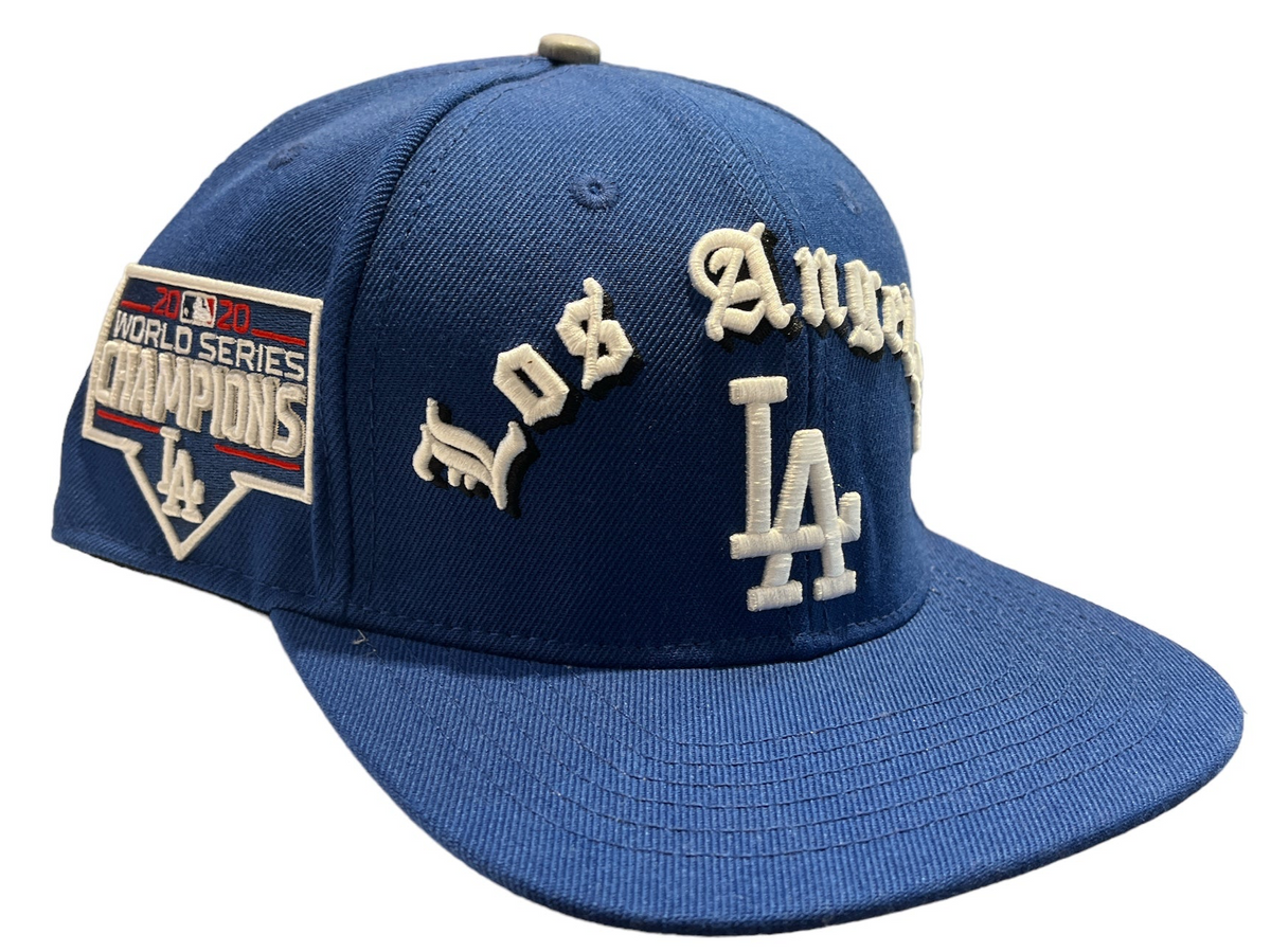 Vintage MLB Los Angeles Dodgers Logo Blue Snapback Mesh Hat