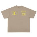 Criminal Etiquette 'CWC Logo' T-Shirt (Beige) - FRESH N FITTED-2 INC