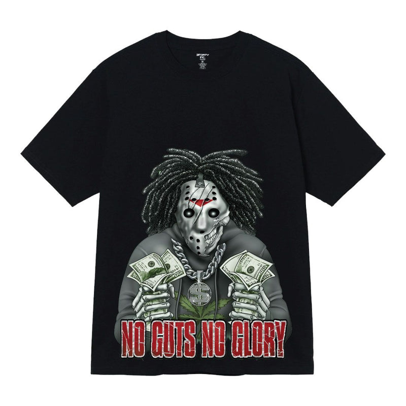 3Forty Inc. 'No Guts No Glory' T-Shirt (Black) - FRESH N FITTED