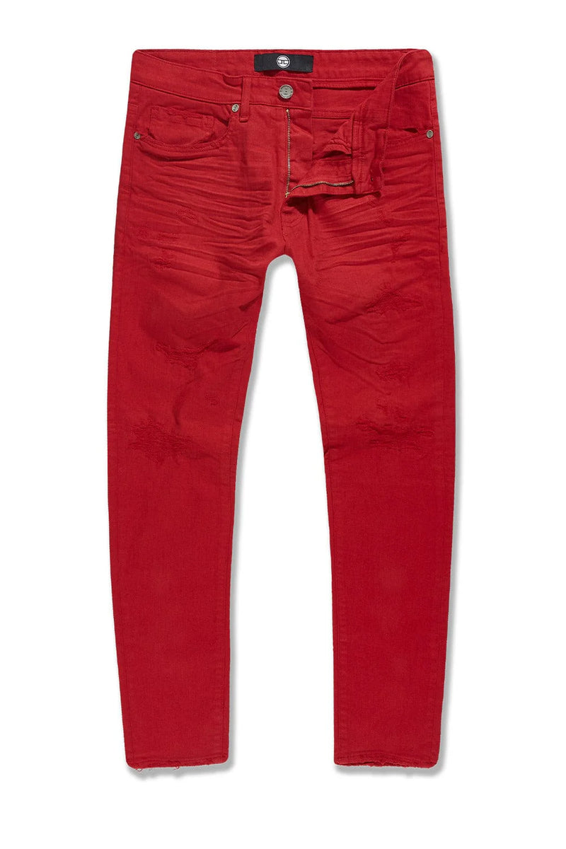 Jordan Craig Collins Denim W/ Shreds (Red) JC990R