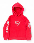 Highly Undrtd Kids 'Given' Hoodie (Red) UF5601K - FRESH N FITTED