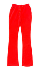 Black Pike Stacked Sweat Pants (Red) FB3424 - FRESH N FITTED