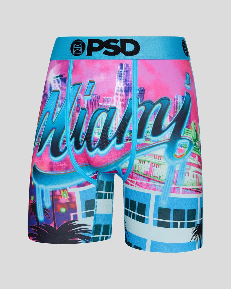 PSD 'Miami Vibes' Boxers (Multi) 323180069 - Fresh N Fitted Inc