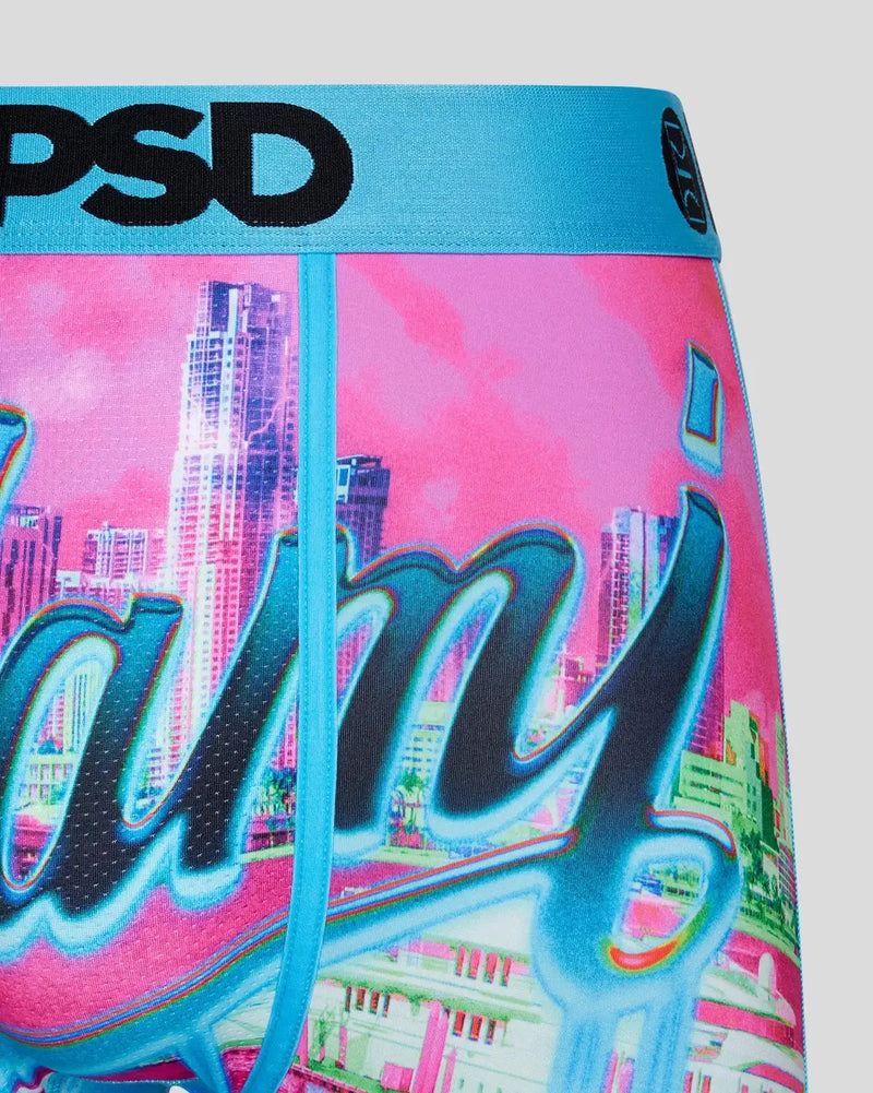 PSD 'Miami Vibes' Boxers (Multi) 323180069 - Fresh N Fitted Inc