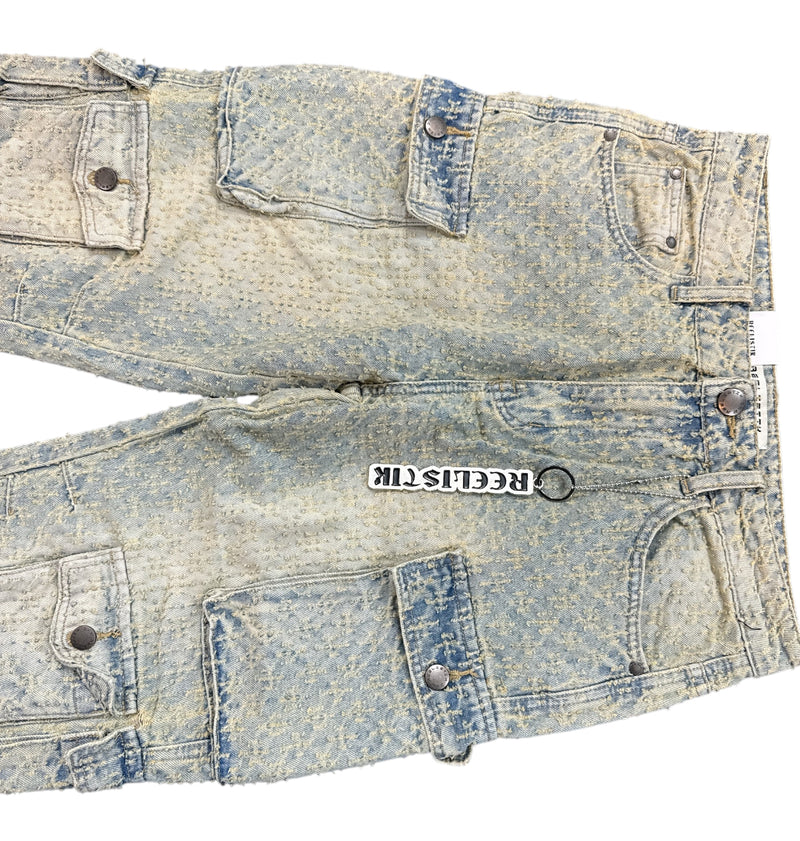 Reelistik 'Multi Pocket' Premium Denim (Tan Blue) RST-603-1