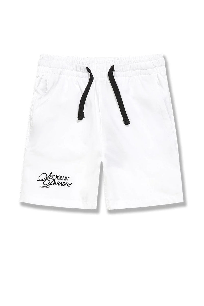 Jordan Craig Kids 'Oakland Mechanic' Shorts (White) 2061SK