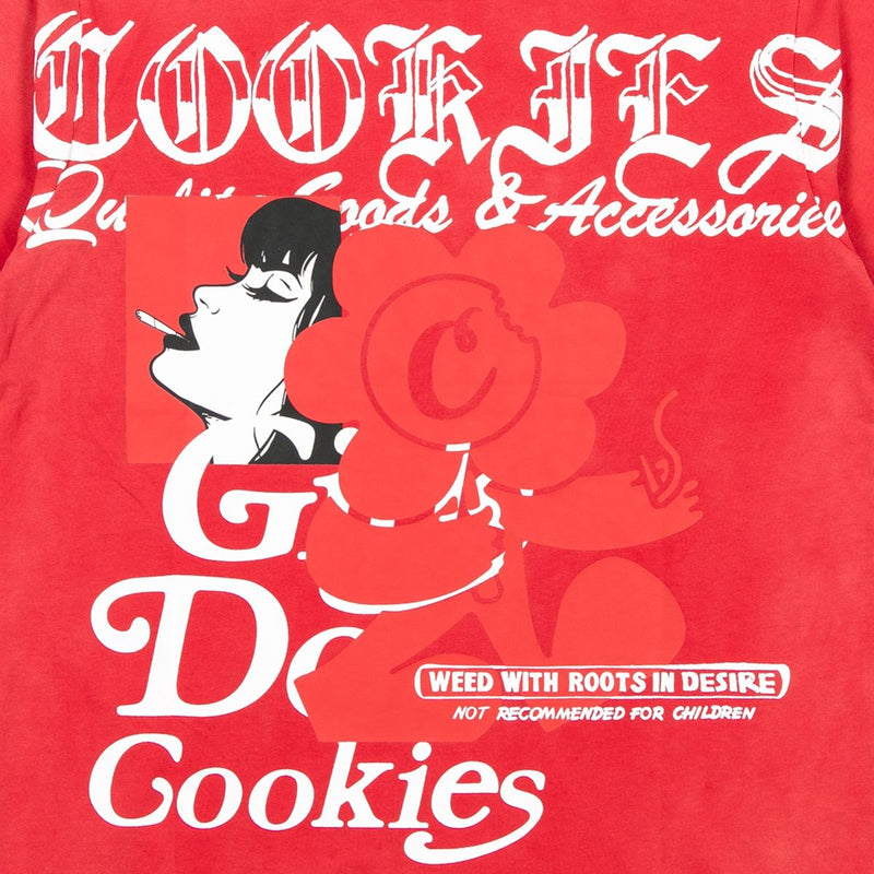 Cookies 'Florist' T-Shirt (Washed Red) CM251KST01