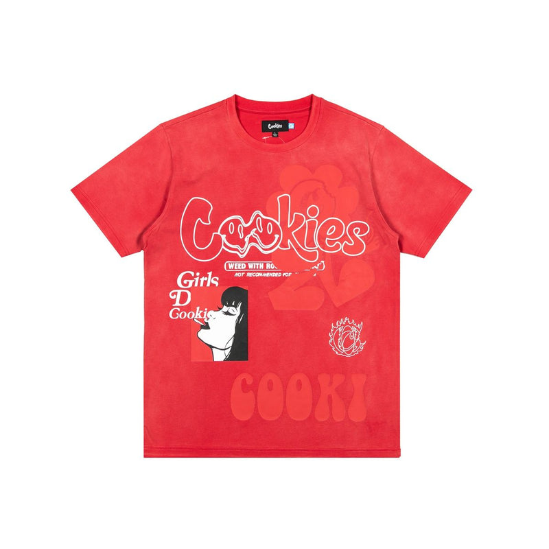 Cookies 'Florist' T-Shirt (Washed Red) CM251KST01