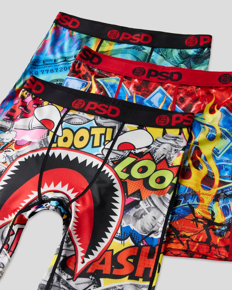 PSD YOUTH 'Loot 3PK' Boxers