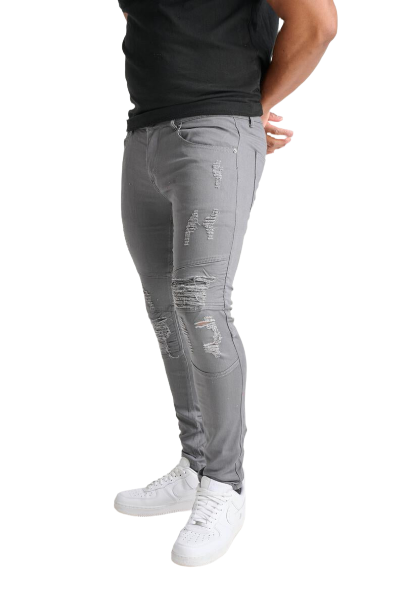 Spark Ripped Twill Jeans