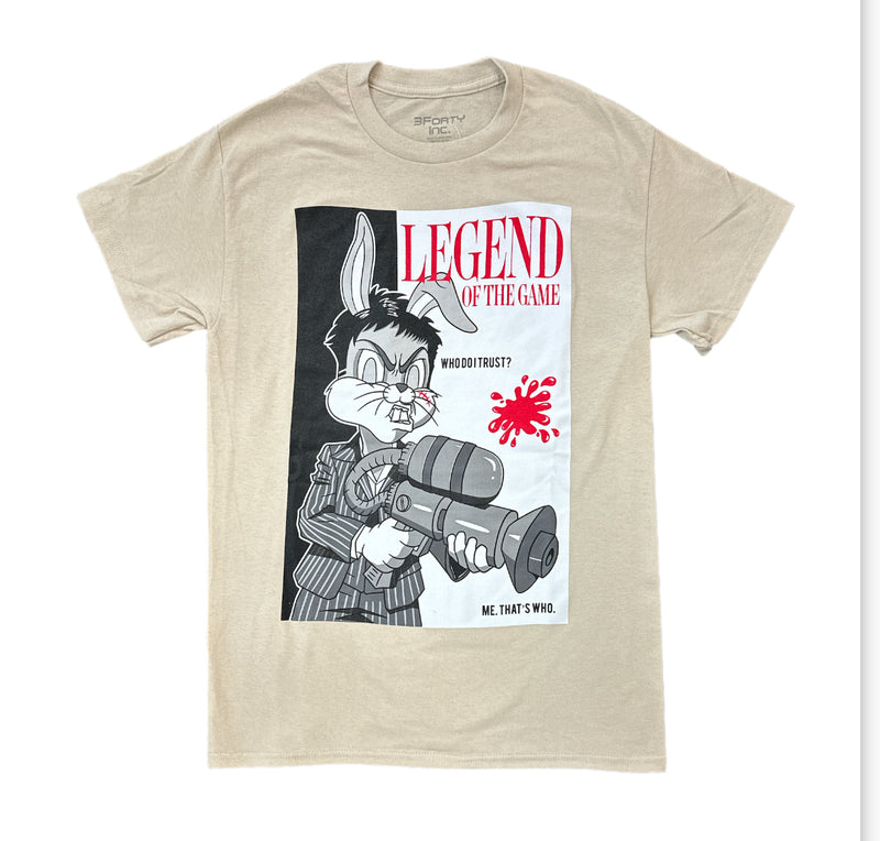 3Forty Inc. 'Legend Of The Game' T-Shirt (Beige) - Fresh N Fitted Inc