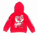 Highly Undrtd Kids 'Given' Hoodie (Red) UF5601K - FRESH N FITTED