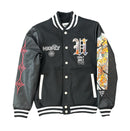 Highly Undrtd 'Divine Aura' Varsity Jacket (Black) UF4913 - FRESH N FITTED
