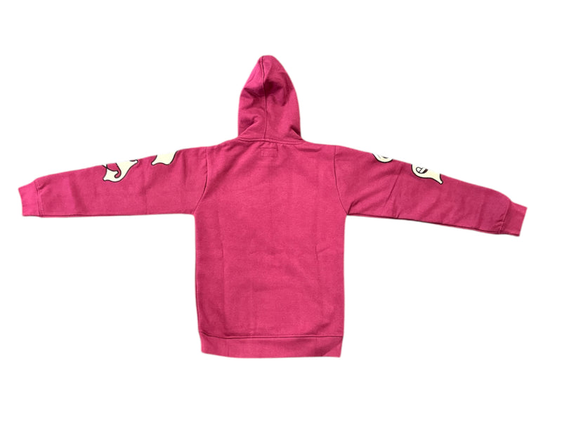 FWRD Kids 'Lavish' Fleece Pullover Hoodie (Burgundy) FW-10538K