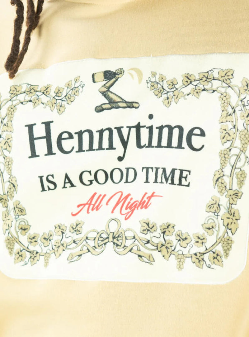 Rebel Minds 'Hennytime' Hoodie (Khaki) 152-322