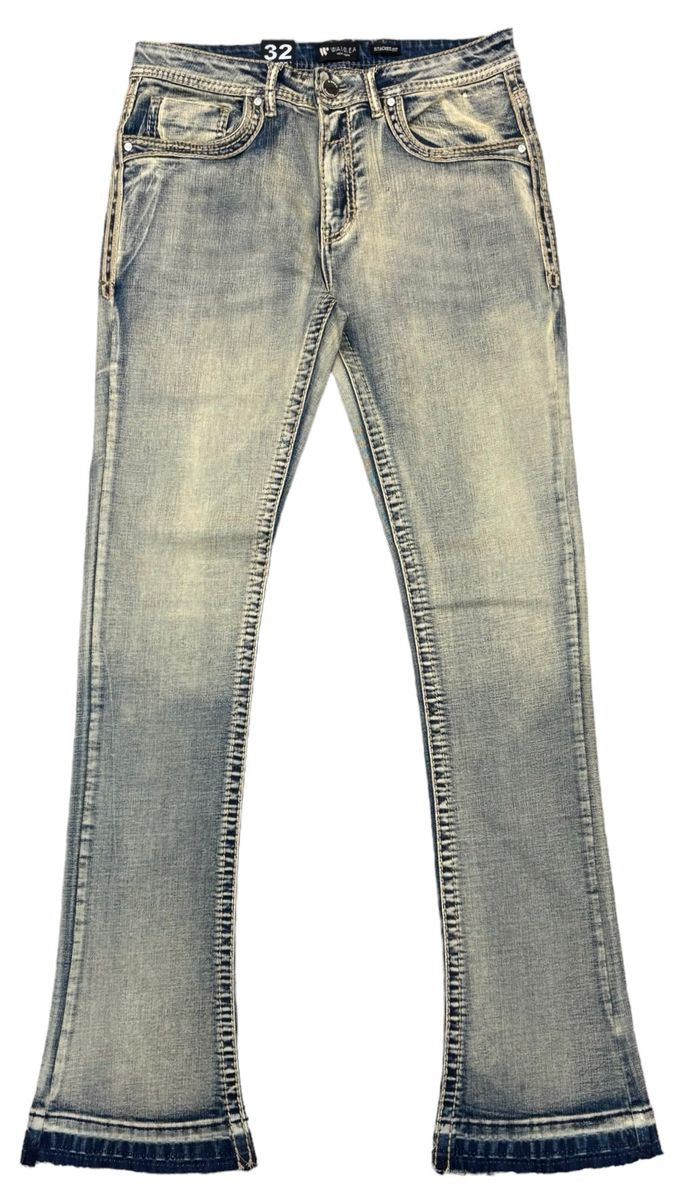 Waimea 'Ripple' Stacked Denim (Vintage Wash) M5800DA