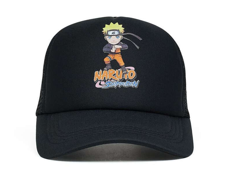 Reason Naruto Trucker Hat (Black) RTH-F-16 - FRESH N FITTED-2 INC