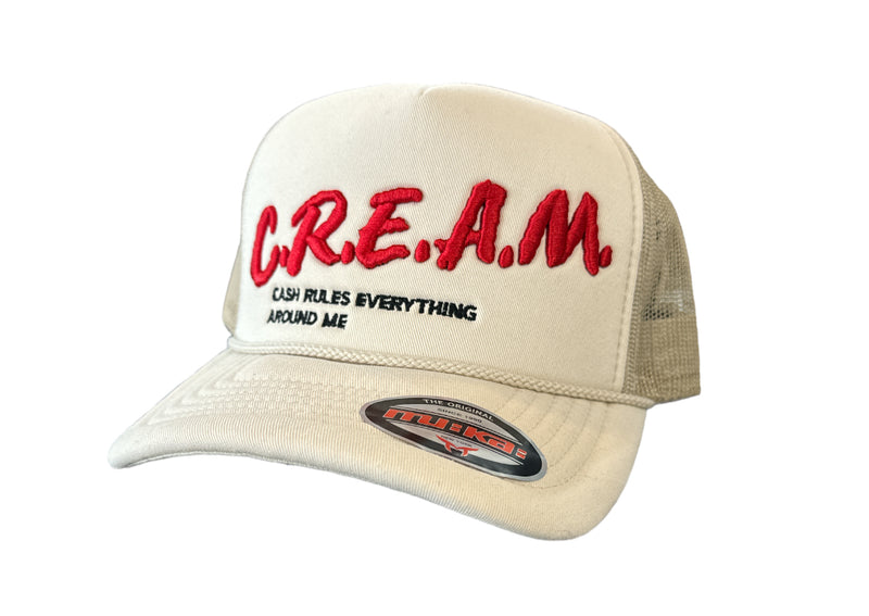 Muka 'Cream' Trucker Hat (Oatmeal) MUN2245 - Fresh N Fitted Inc 2