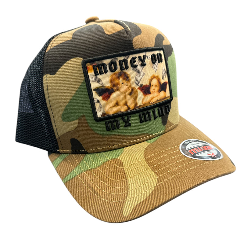 Muka 'Money On Mind' Trucker Hat (Camo) T5446