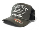 MUKA We Are Here trucker hat dark grey black T5518A