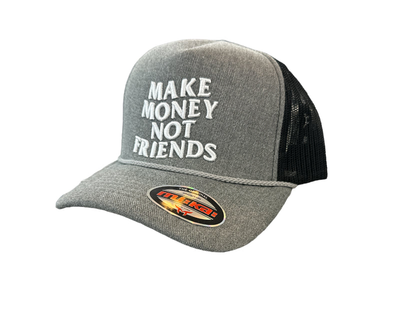 Muka 'Make Money' Trucker Hat (Charcoal) MUN2251 - Fresh N Fitted Inc 2