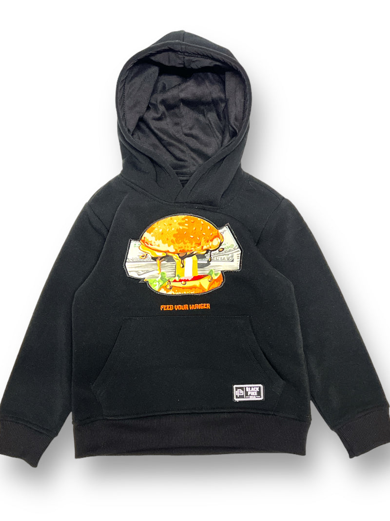 Black Pike Kids 'Feed Your Hunger' Hoodie - Fresh N Fitted Inc