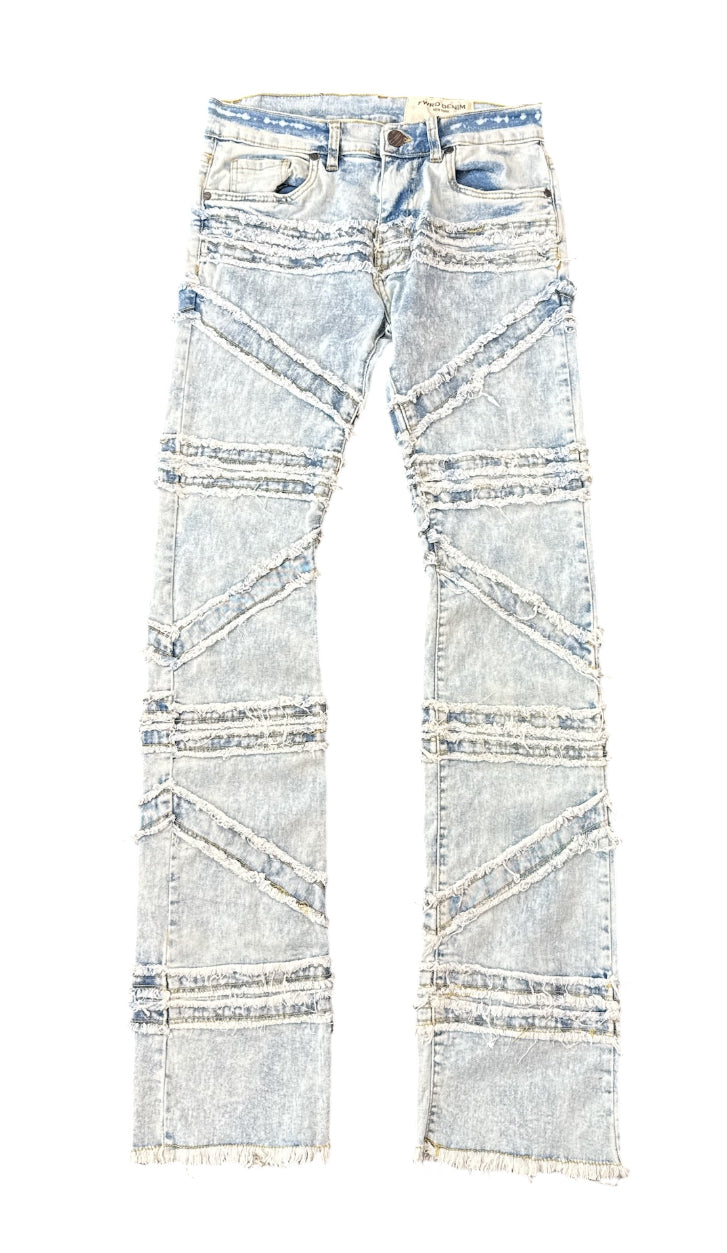 FWRD 'Crossover' Stacked Denim (Ice Blue) FW-330216